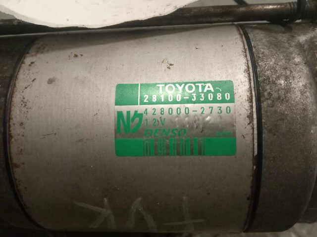 TOYOTA 2810033080 Motor de arranque  comprar en Ponferrada