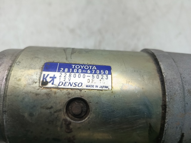 TOYOTA 2810067050 Motor de arranque  disponible Lugo
