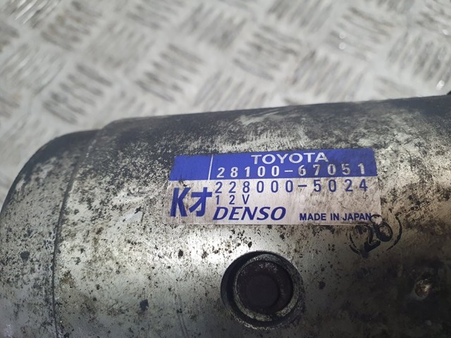 2810067051 TOYOTA Motor de arranque  en stock Gandía