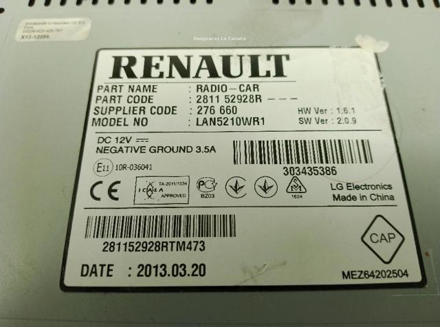 281152928R Renault (RVI)