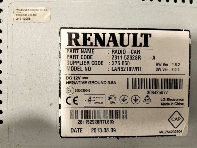 281152928R Renault (RVI)