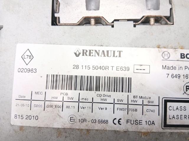 281155040R Radio AM/FM  comprar en Zaragoza