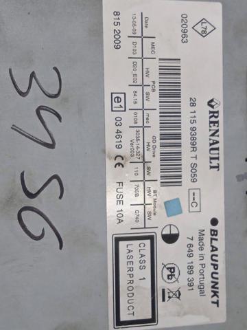 RENAULT 281159389R Radio AM/FM  comprar en Albacete