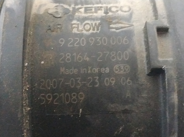 Medidor de flujo de aire 2816427800 HYUNDAI