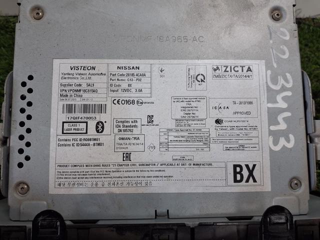 281854CA0A NISSAN Radio comprar Alcalá
