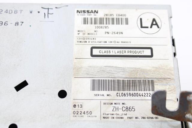 Radio para Nissan Navara D40