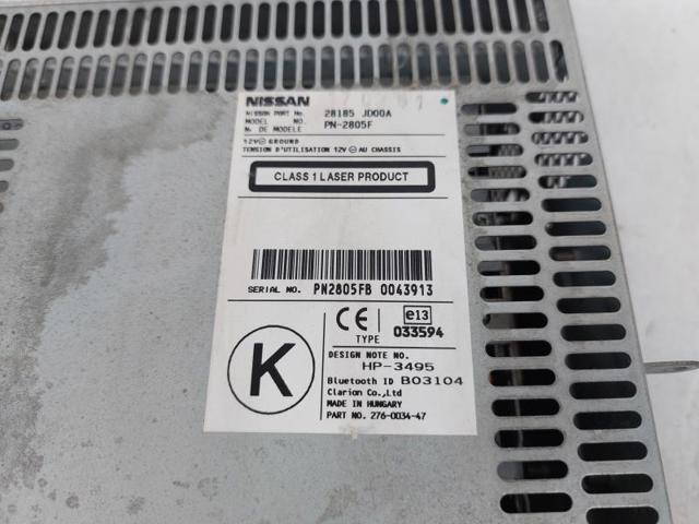 28185JD00A NISSAN Radio AM/FM  comprar en Oviedo
