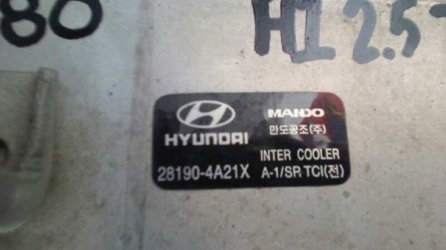 HYUNDAI 281904A21X Intercooler comprar Tarragona
