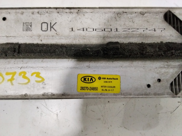 282702A850 HYUNDAI Intercooler comprar Madrid