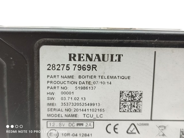 282757969R RENAULT Relé de precalentamiento  comprar en Lleida