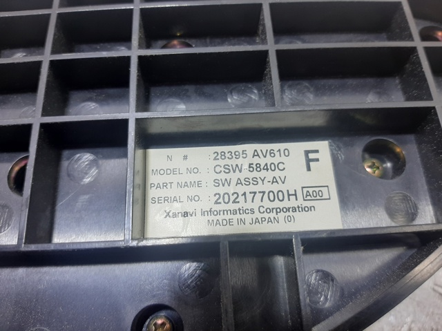28395AV610 Módulo de modos de calefacción/aire acondicionado  comprar en Zaragoza