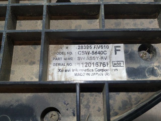 NISSAN 28395AV610 Unidad de control aire acondicionado  en stock Salamanca