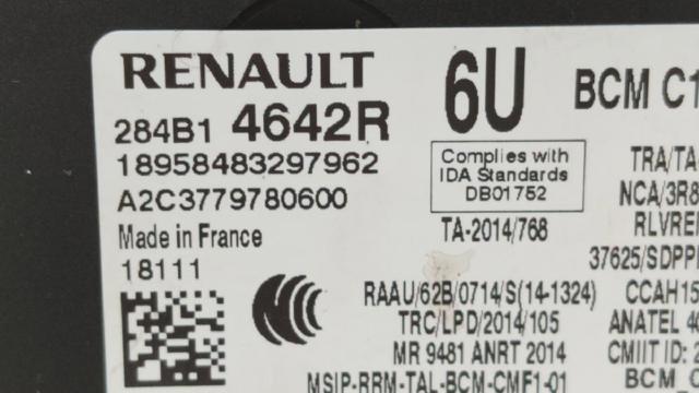 284B14642R Módulo de confort  comprar en Zaragoza
