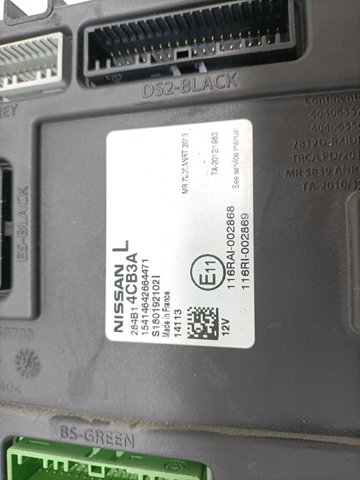 Bloque confort Nissan Qashqai 2 J11