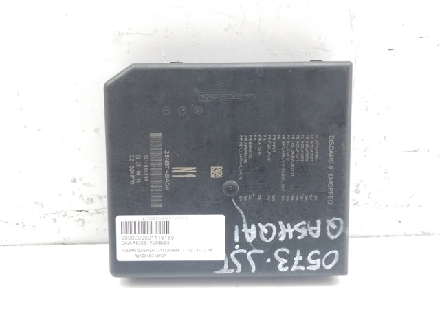 Caja de fusibles Nissan Qashqai 2 J11