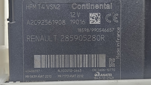 285905280R  en stock Castellón