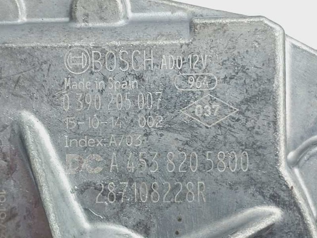 287108228R RENAULT Motor limpiaparabrisas, trasera  en stock Gandía