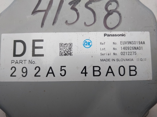 292A54BA0B NISSAN Módulo de control de cámara comprar Madrid