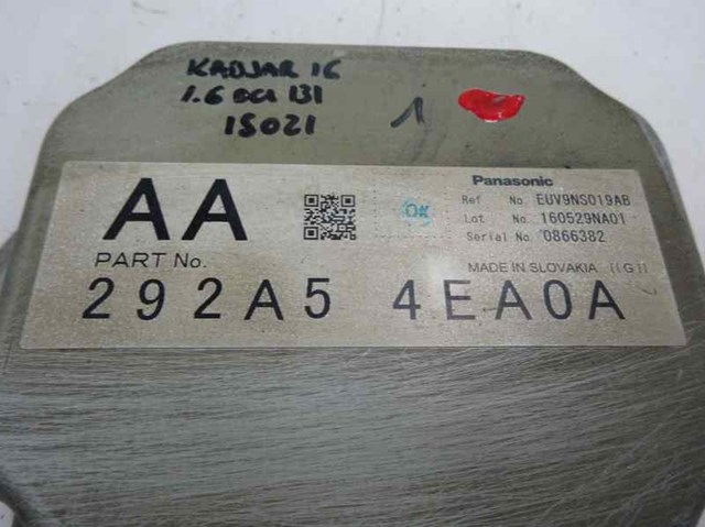 292A54EA0A RENAULT Módulo de control de cámara  comprar en Jaén