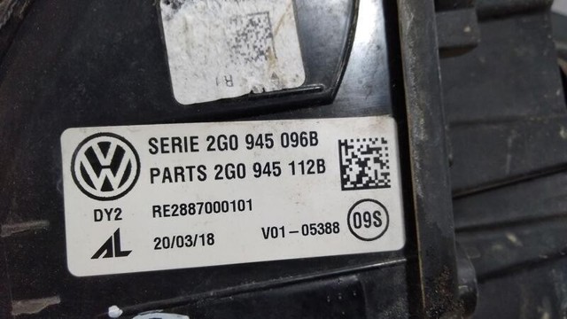2G0945096B Piloto trasero derecho  en stock Granada
