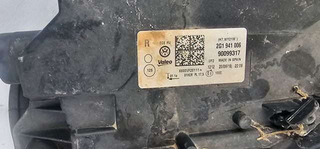 Faro derecho Volkswagen Polo 6 AW1, BZ1, AE1