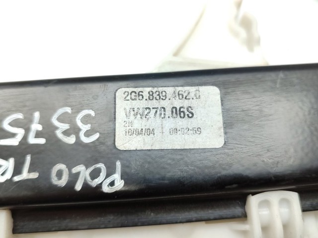 VAG 2G6839462C Mecanismo de elevalunas de la puerta trasera derecha  disponible Lugo