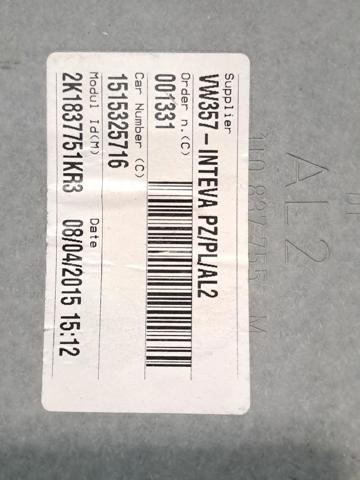VAG 2K2837729M Mecanismo de elevalunas delantero izquierdo comprar Tarragona