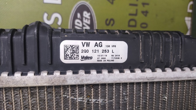 2Q0121253 Radiador de refrigeración del motor  comprar en Zaragoza