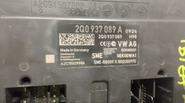 VAG 2Q0937089A Módulo de confort  en stock Terrassa