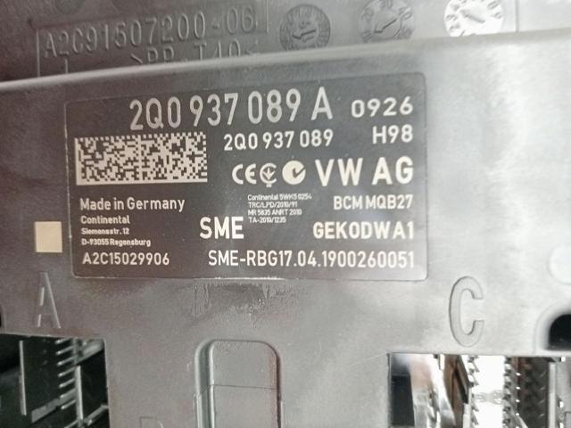 VAG 2Q0937089A Módulo de confort  comprar en Albacete