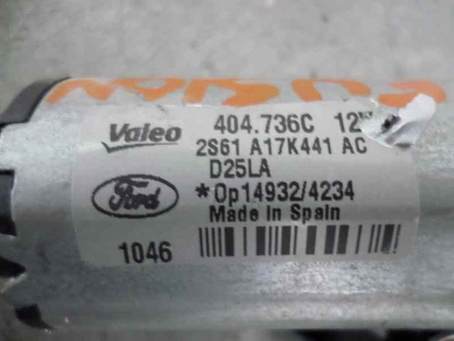 2S61A17K441AC FORD Motor del limpiaparabrisas trasero  disponible Vigo