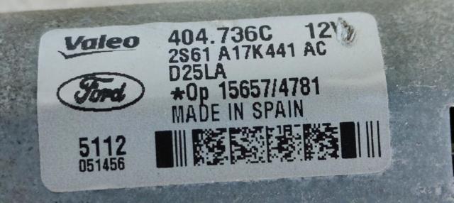 2S61A17K441AC FORD Motor limpiaparabrisas, trasera comprar Alcalá
