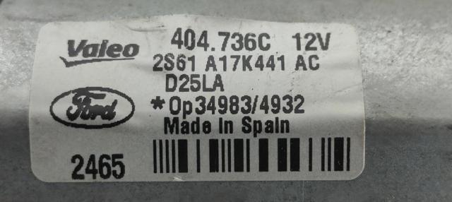 2S61A17K441AC Motor del limpiaparabrisas trasero  disponible Utrera
