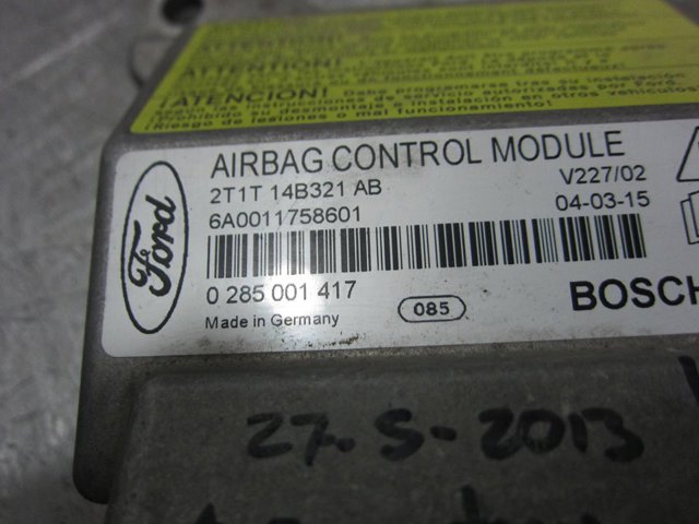 2T1T14B321AB FORD Módulo de control de airbag  disponible Ourense
