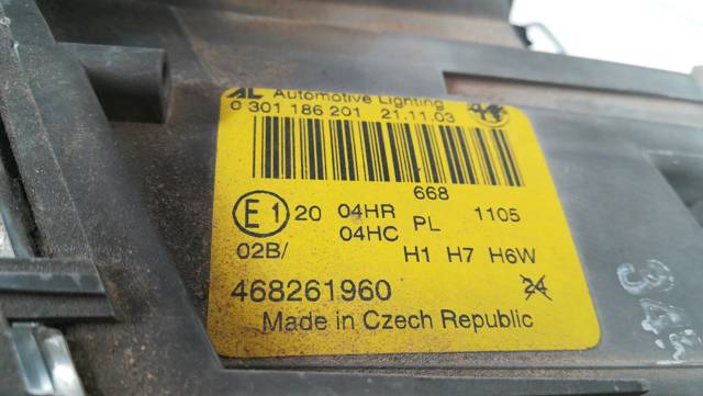 301186201 Faro izquierdo  disponible Utrera