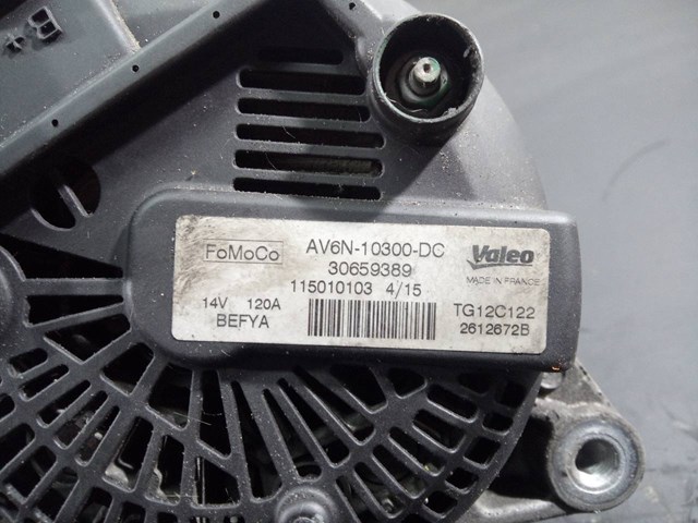 Alternador para ford c-max ii 1.6 tdci t1da 30659389