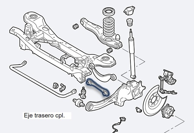 VOLVO 30683067 Brazo transversal de suspensión trasera comprar Barcelona