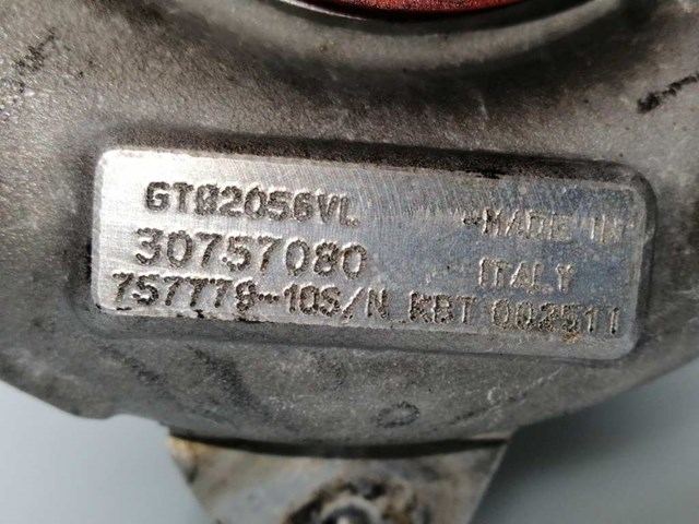 Turbocompresor para volvo s60 i 2.4 d5 d5244t 30757080