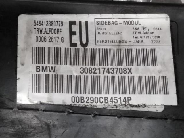 30821743708X Airbag de puerta delantera izquierda  en stock Granada