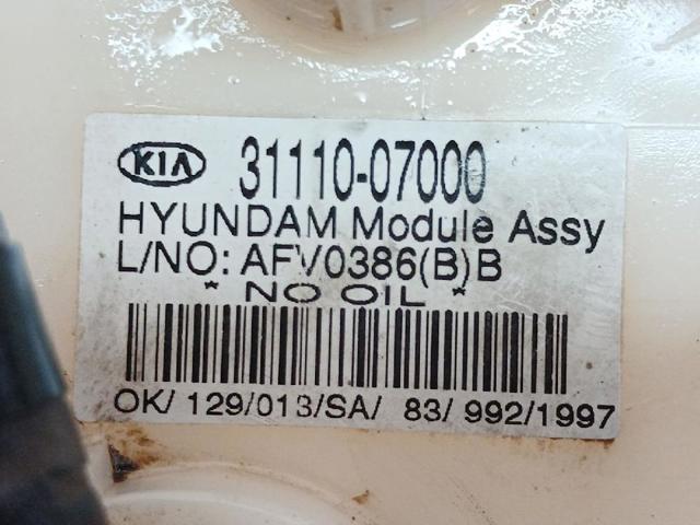 HYUNDAI 3111007000 Módulo de bomba de combustible con sensor de nivel de combustible  disponible España