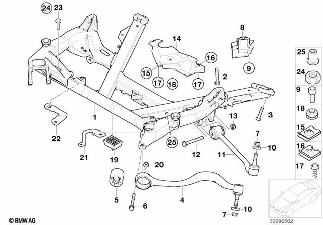 BMW 31121141717 Brazo superior izquierdo de la suspensión delantera  disponible España