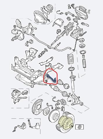 31122229521 BMW Brazo inferior izquierdo de la suspensión delantera  disponible Vigo