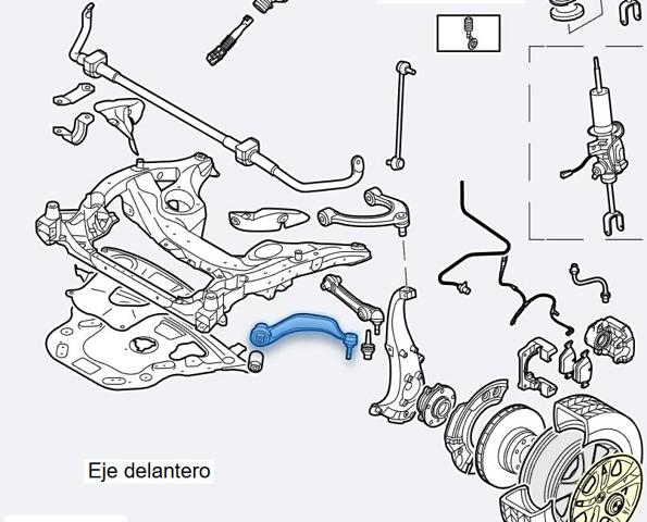 BMW 31126775972 Brazo inferior derecho de la suspensión delantera  comprar en Murcia