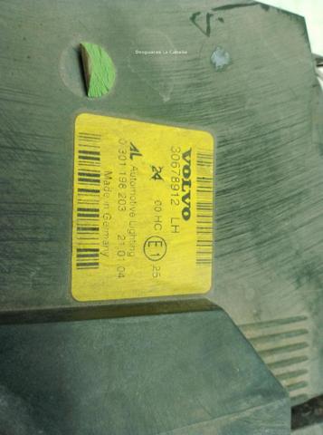 VOLVO 31335221 Faro izquierdo  en stock Terrassa