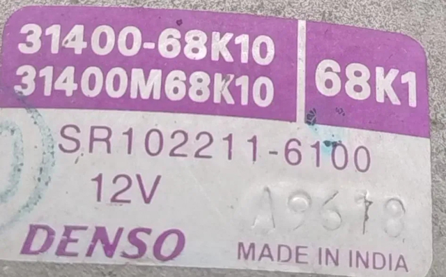 SUZUKI 31400M68K10 Alternador  en stock Valencia