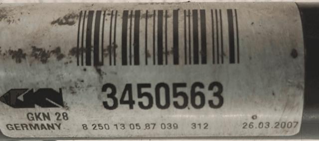 BMW 31603450565 Semieje delantero izquierdo  disponible Lugo