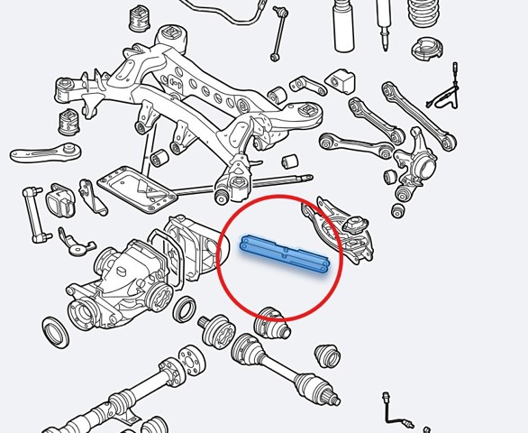 33322406291 BMW Brazo longitudinal inferior trasero izquierdo/derecho  comprar en Oviedo