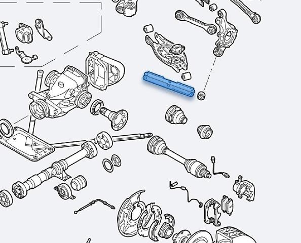 BMW 33326763477 Brazo longitudinal inferior trasero izquierdo/derecho  en stock Salamanca