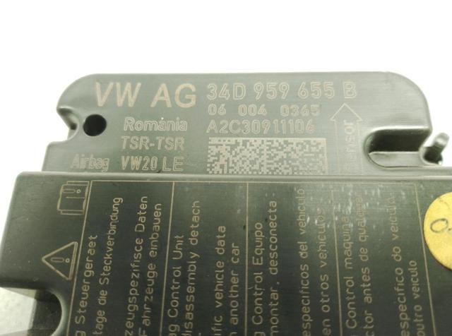 VAG 34D959655B Módulo de control de airbag  en stock Terrassa