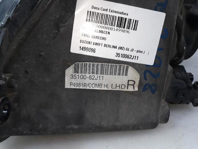 Faro delantero derecho Swift III hatchback (2005-2011) original desde 107,45 €